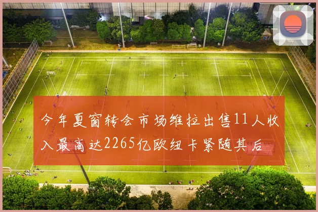 今年夏窗转会市场维拉出售11人收入最高达2265亿欧纽卡紧随其后